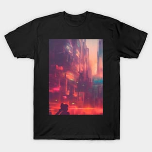 Japan Neon City Lights T-Shirt